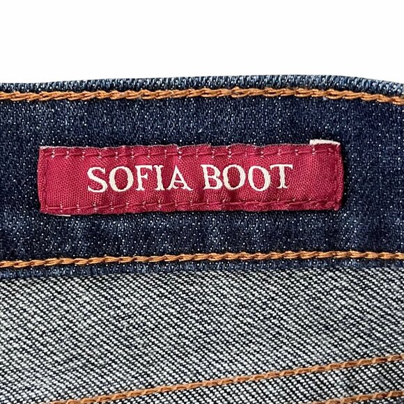 Lucky Brand Sofia Bootcut Jeans Womens Size 14/32 Dark Wash Regular Fit EUC - Picture 6 of 16